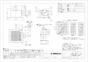 三菱電機 VD-15ZVY5 取扱説明書 施工説明書 納入仕様図 天井埋込形換気扇 納入仕様図1