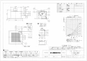三菱電機 VD-15ZXP12-C 取扱説明書 施工説明書 納入仕様図 天井埋込形換気扇  納入仕様図1