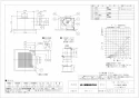 三菱電機 VD-15ZXP12-C 取扱説明書 施工説明書 納入仕様図 天井埋込形換気扇  納入仕様図1