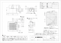 三菱電機 VD-15ZY12 取扱説明書 施工説明書 納入仕様図 天井埋込形換気扇 納入仕様図1