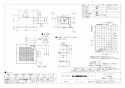 三菱電機 VD-15ZY9 商品図面 天井埋込形ダクト用換気扇 台所用 ミニキッチン・湯沸し室用低騒音タイプ 商品図面1