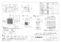 三菱電機 VD-17ZFC10 商品図面 天井埋込形換気扇 商品図面3