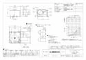 三菱電機 VD-18ZB10-IN 商品図面 天井埋込形換気扇 グリル別売タイプ 商品図面1