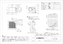 三菱電機 VD-18ZC12 取扱説明書 施工説明書 納入仕様図 天井埋込形換気扇 納入仕様図1