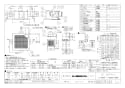 三菱電機 VD-18ZFPC10 商品図面 天井埋込形換気扇 商品図面1