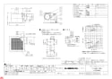 三菱電機 VD-18ZLC10-S 納入仕様図 天井埋込形換気扇 納入仕様図3