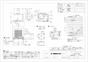 三菱電機 VD-18ZLX12-CS 取扱説明書 施工説明書 納入仕様図 天井埋込形換気扇  納入仕様図1