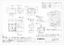 三菱電機 VD-18ZLX12-IN 取扱説明書 施工説明書 納入仕様図 天井埋込形換気扇 納入仕様図1