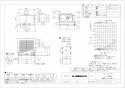 三菱電機 VD-18ZP12 取扱説明書 施工説明書 納入仕様図 天井埋込形換気扇 低騒音オール金属タイプ 納入仕様図1