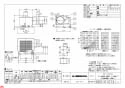 三菱電機 VD-18ZV3 納入仕様図 天井埋込形換気扇 納入仕様図1