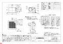 三菱電機 VD-18ZVC3 納入仕様図 天井埋込形換気扇 納入仕様図1