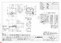 三菱電機 VD-18ZVE3-FP 納入仕様図 天井埋込形換気扇  納入仕様図1