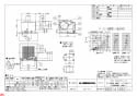 三菱電機 VD-18ZVX3-C 納入仕様図 天井埋込形換気扇  納入仕様図1