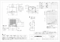 三菱電機 VD-18ZXP12-C 取扱説明書 施工説明書 納入仕様図 天井埋込形換気扇  納入仕様図1