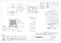 三菱電機 VD-18ZXP12-C 取扱説明書 施工説明書 納入仕様図 天井埋込形換気扇  納入仕様図1