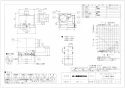 三菱電機 VD-18ZXP12-FP 取扱説明書 施工説明書 納入仕様図 天井埋込形換気扇 納入仕様図1
