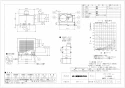 三菱電機 VD-20Z12 取扱説明書 施工説明書 納入仕様図 天井埋込形換気扇 納入仕様図1