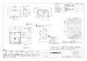 三菱電機 VD-20ZB10-IN 商品図面 天井埋込形換気扇 グリル別売タイプ 商品図面3