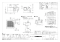 三菱電機 VD-20ZKC10 商品図面 天井埋込形換気扇 商品図面3