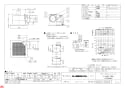 三菱電機 VD-20ZLC10-S 納入仕様図 天井埋込形換気扇 納入仕様図1