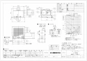 三菱電機 VD-20ZP12 取扱説明書 施工説明書 納入仕様図 天井埋込形換気扇 納入仕様図1