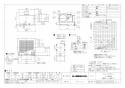 三菱電機 VD-20ZP9 商品図面 天井埋込形換気扇 低騒音ｵｰﾙ金属ﾀｲﾌﾟ 商品図面1