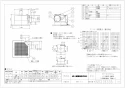 三菱電機 VD-20ZVC5 取扱説明書 施工説明書 納入仕様図 天井埋込形換気扇 納入仕様図1