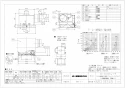 三菱電機 VD-20ZVE5-FP 取扱説明書 施工説明書 納入仕様図 天井埋込形換気扇 納入仕様図1