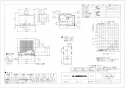 三菱電機 VD-20ZX12-C 取扱説明書 施工説明書 納入仕様図 天井埋込形換気扇  納入仕様図1