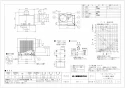 三菱電機 VD-20ZXP12-C 取扱説明書 施工説明書 納入仕様図 天井埋込形換気扇  納入仕様図1
