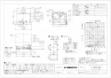 三菱電機 VD-20ZXP12-FP 取扱説明書 施工説明書 納入仕様図 天井埋込形換気扇 納入仕様図1