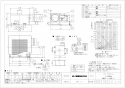 三菱電機 VD-23Z12 取扱説明書 施工説明書 納入仕様図 天井埋込形換気扇 納入仕様図1