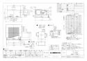 三菱電機 VD-23Z9 商品図面 天井埋込形ダクト用換気扇 台所用 台所・湯沸し室・厨房用低騒音タイプ 商品図面1
