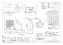 三菱電機 VD-23Z9 商品図面 天井埋込形ダクト用換気扇 台所用 台所・湯沸し室・厨房用低騒音タイプ 商品図面3