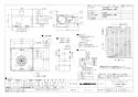 三菱電機 VD-23ZB10-IN 商品図面 天井埋込形換気扇 グリル別売タイプ 商品図面1