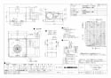三菱電機 VD-23ZB10-IN 商品図面 天井埋込形換気扇 グリル別売タイプ 商品図面3