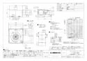三菱電機 VD-23ZLX10-IN 商品図面 天井埋込形換気扇 グリル別売タイプ 商品図面3