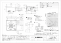 三菱電機 VD-23ZLX12-IN 取扱説明書 施工説明書 納入仕様図 天井埋込形換気扇 納入仕様図1