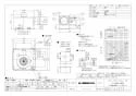 三菱電機 VD-23ZLXP10-IN 商品図面 天井埋込形換気扇 グリル別売タイプ 商品図面3