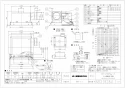 三菱電機 VD-23ZN12-Z 取扱説明書 施工説明書 納入仕様図 天井埋込形換気扇 消音形フルフラットパネルタイプ 納入仕様図1