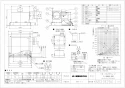 三菱電機 VD-23ZNP12-Z 取扱説明書 施工説明書 納入仕様図 天井埋込形換気扇 消音形フルフラットパネルタイプ 納入仕様図1