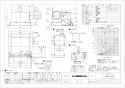 三菱電機 VD-23ZNP12-Z 取扱説明書 施工説明書 納入仕様図 天井埋込形換気扇 消音形フルフラットパネルタイプ 納入仕様図1