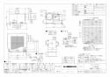 三菱電機 VD-23ZP9 商品図面 天井埋込形換気扇 低騒音ｵｰﾙ金属ﾀｲﾌﾟ 商品図面1