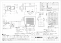 三菱電機 VD-23ZPH12-BL 取扱説明書 施工説明書 納入仕様図 天井埋込形換気扇 BL認定品 オール金属タイプ 納入仕様図1