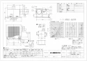 三菱電機 VD-23ZVX5-C 取扱説明書 施工説明書 納入仕様図 天井埋込形換気扇  納入仕様図1