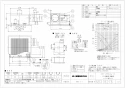 三菱電機 VD-23ZX12-C 取扱説明書 施工説明書 納入仕様図 天井埋込形換気扇 低騒音インテリア格子タイプ 納入仕様図1