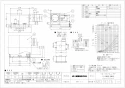 三菱電機 VD-23ZX12-FP 取扱説明書 施工説明書 納入仕様図 天井埋込形換気扇 低騒音フラットインテリアタイプ 納入仕様図1