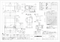 三菱電機 VD-23ZX12-Z 取扱説明書 施工説明書 納入仕様図 天井埋込形換気扇 低騒音フルフラットパネルタイプ 納入仕様図1