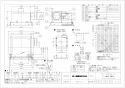 三菱電機 VD-23ZX12-Z 取扱説明書 施工説明書 納入仕様図 天井埋込形換気扇 低騒音フルフラットパネルタイプ 納入仕様図1