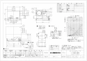 三菱電機 VD-23ZXP12-FP 取扱説明書 施工説明書 納入仕様図 天井埋込形換気扇 納入仕様図1